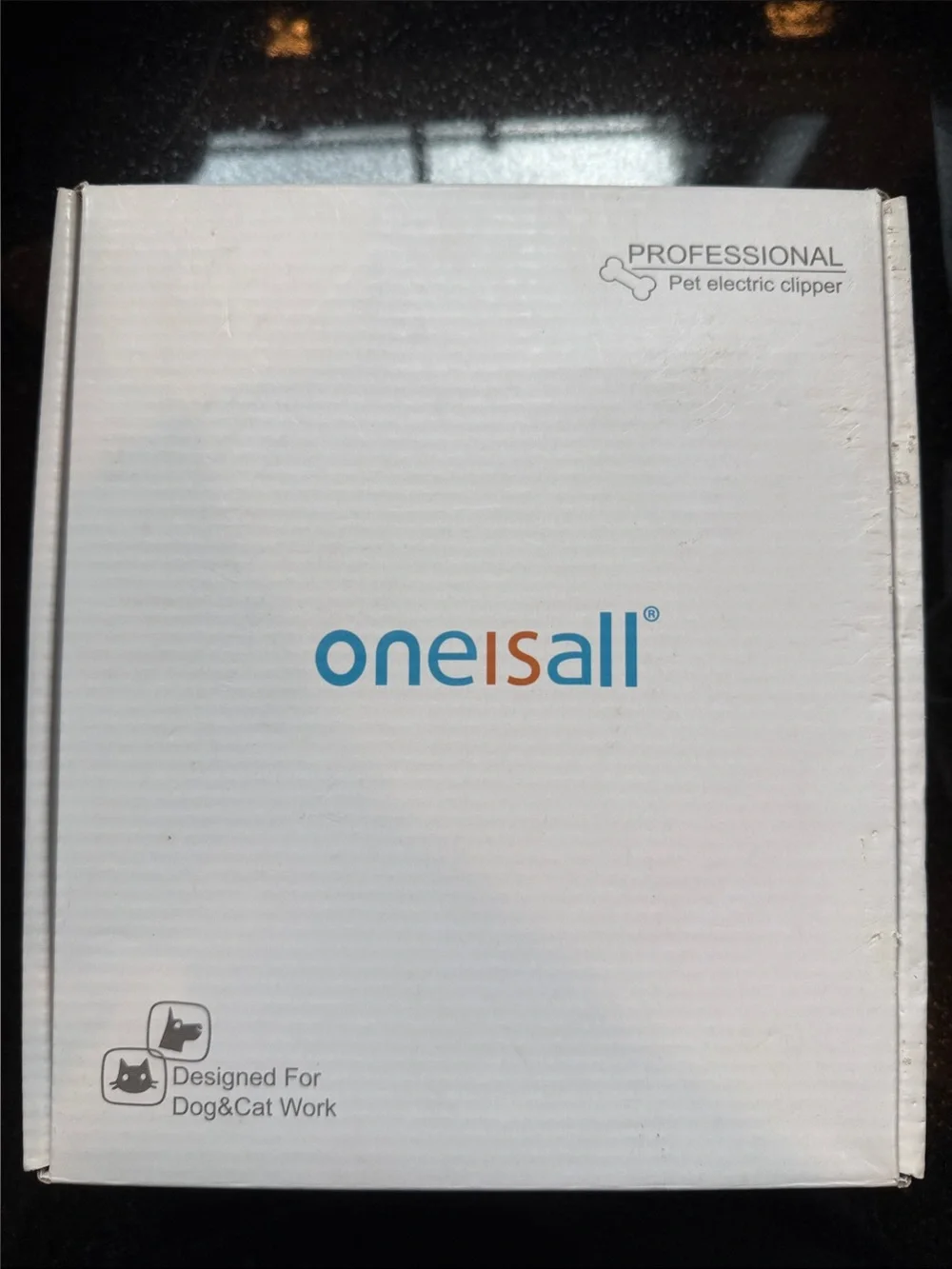Oneisall Gold & Black Dog and Cat Clipper Kit